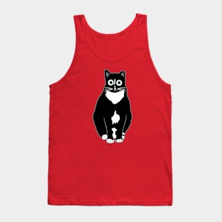 Cookie the Tuxedo Cat Tank Top